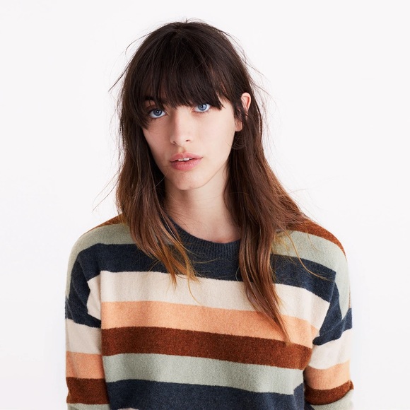 Madewell | Pullover Sweater in Elmwood Stripe - Picture 2 of 10